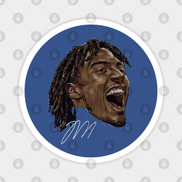 Tyrese Maxey Philadelphia Scream Magnet by danlintonpro